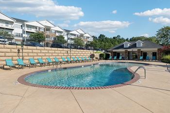 Swimming pool with sundeck